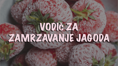 Kako zamrznuti jagode i imati ih duuugo nakon sezone?