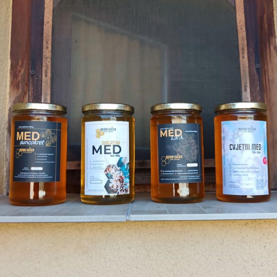 4 vrste meda-pčelarstvo Banac - Image 1