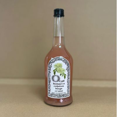 s cvijetom bazge crveni