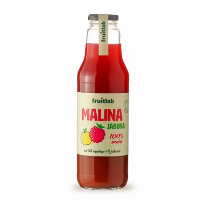 100% malina - jabuka