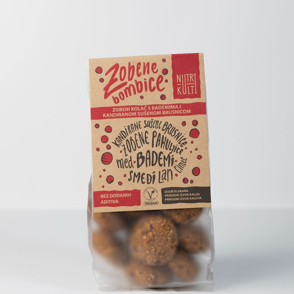 Zobene bombice brusnica/badem - Image 1