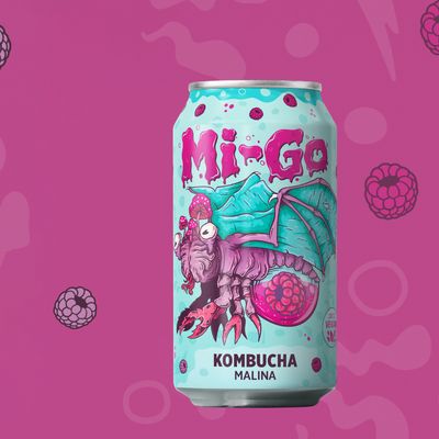 Kombucha s okusom maline