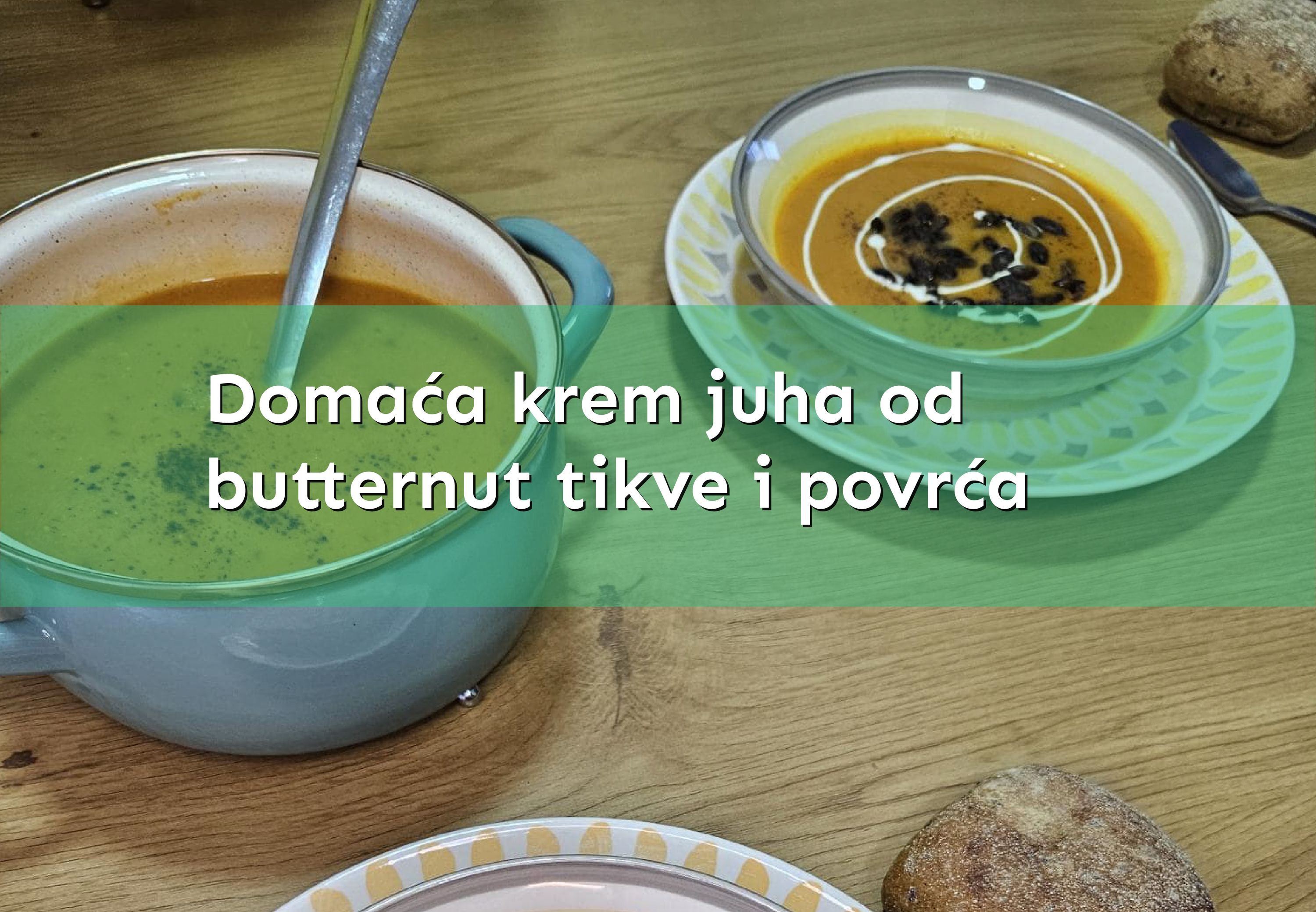 Domaća krem juha od butternut tikve i povrća