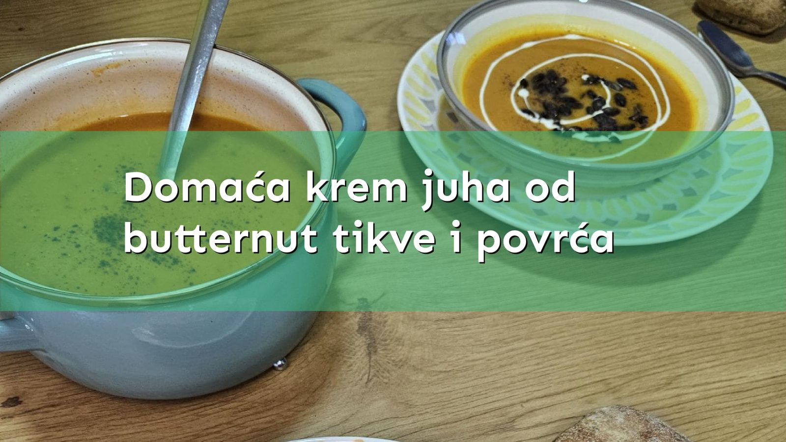 Domaća krem juha od butternut tikve i povrća