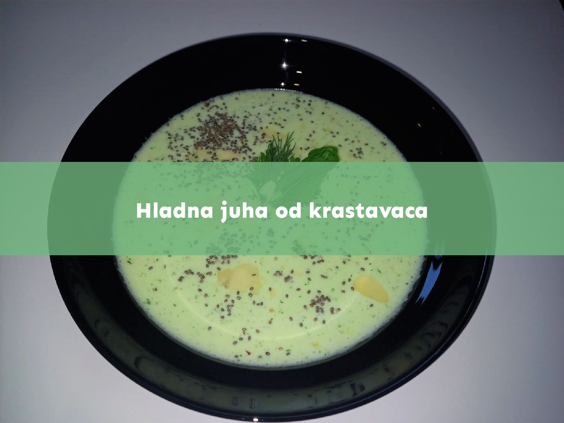 Hladna juha od krastavaca