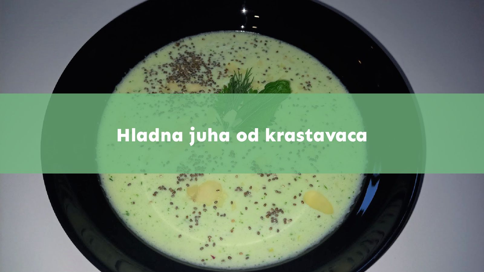 Hladna juha od krastavaca