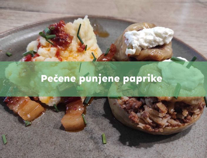 Pečene punjene paprike 