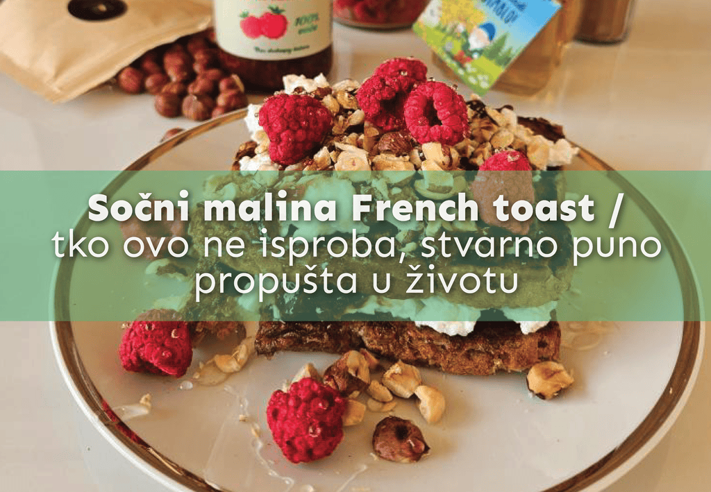 Sočni malina French toast